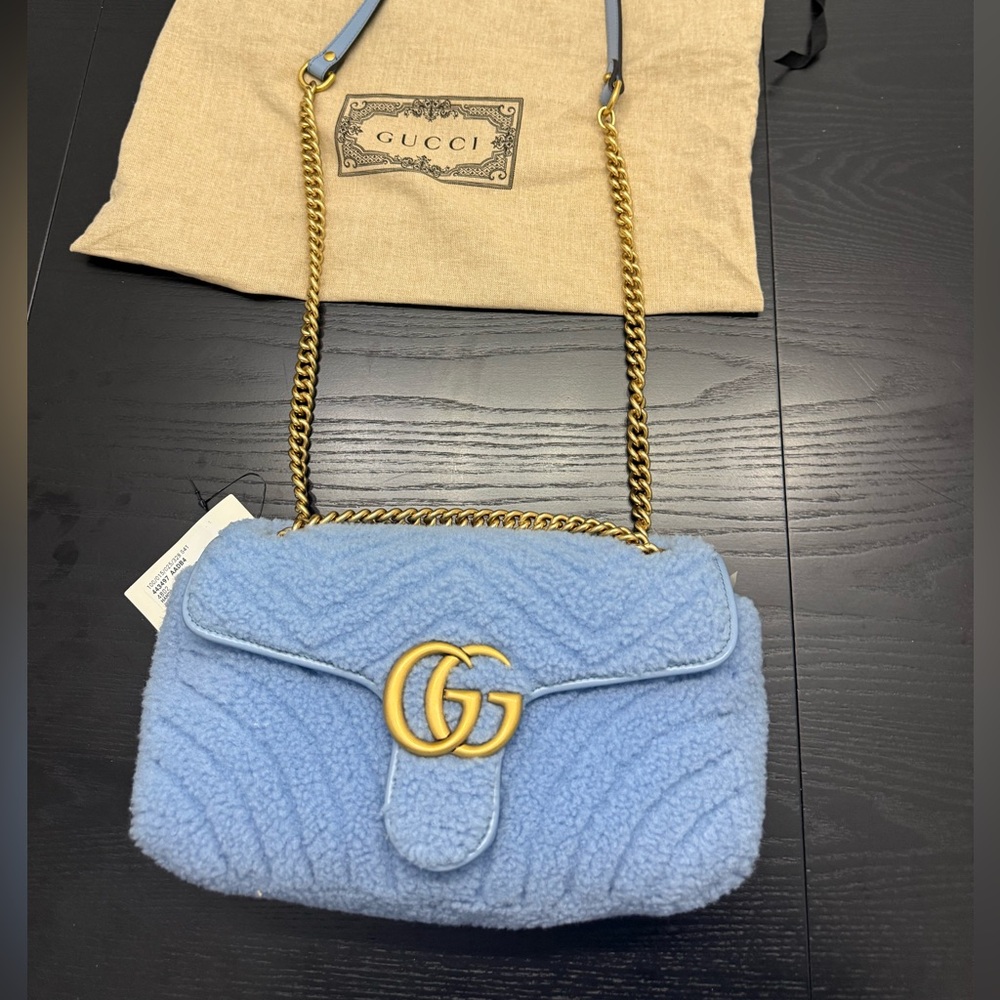 ❤️ Authenic Gucci Blue Shoulder Bag